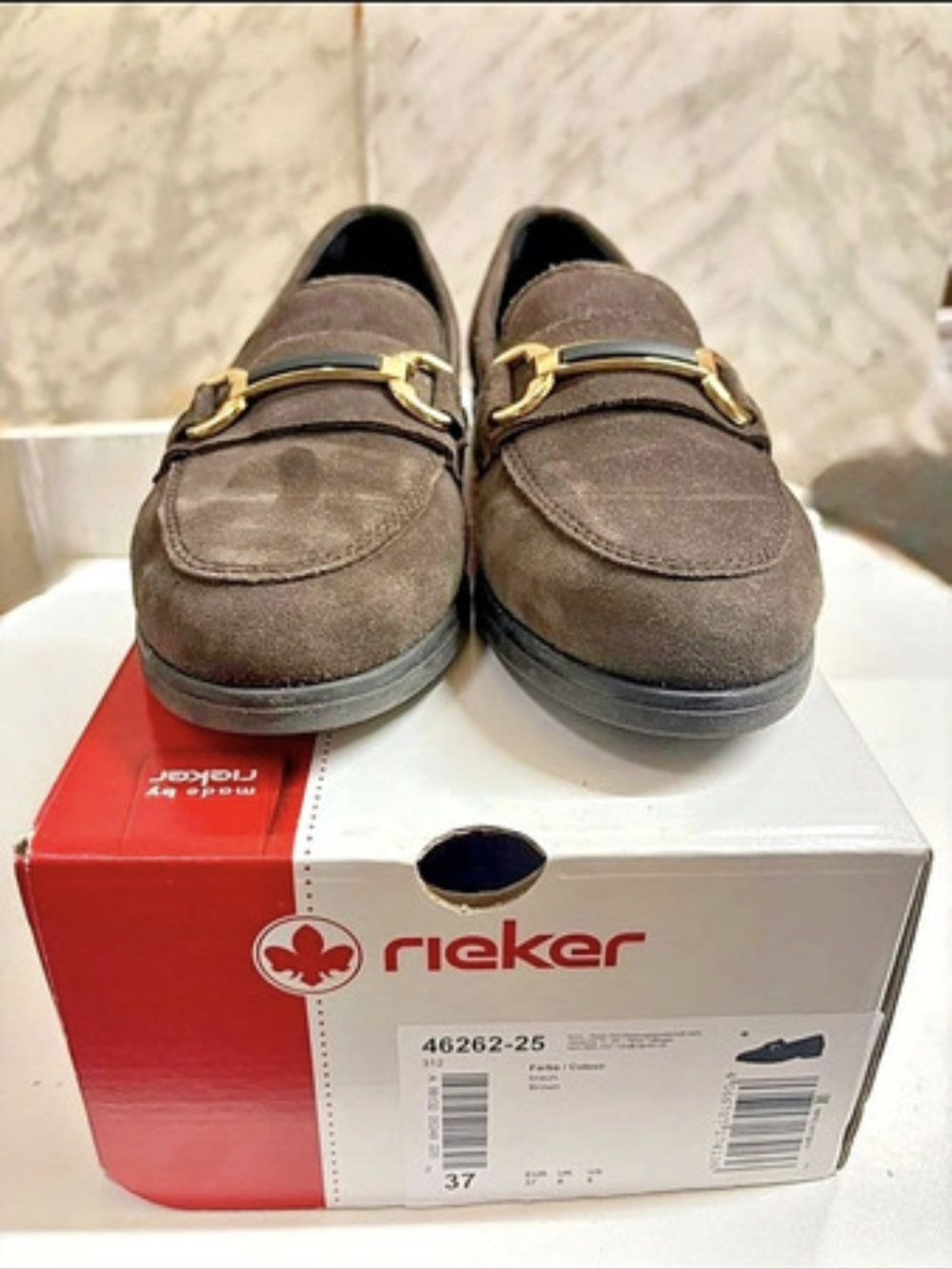 Rieker 46262-25 Loafer Buckle Brown EU 37